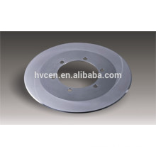 Tungsten carbide rubber blade